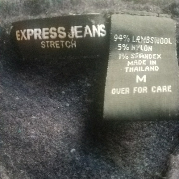 Navy cropped sweater - Picture 2 of 2